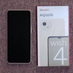 AQUOS wish4 ホワイト docomo版