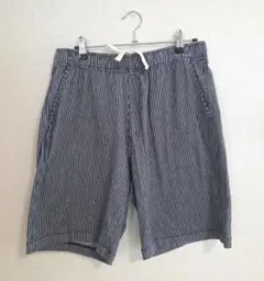 メンズ ハーフパンツ ユニクロ ストライプ (M)