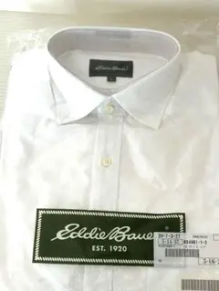 Eddie Bauer ホワイト長袖シャツ S