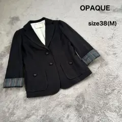 OPAQUE オペーク 極美品 テーラードジャケット ジャケット 38 M
