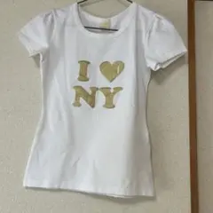 I ♥ NY グリッター 半袖Tシャツ