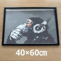 絵　絵画　チンパンジー　インテリア　40×60㎝
