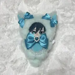 ほわぬい　ぬい服　着ぐるみ　ミントグリーン×ターコイズ