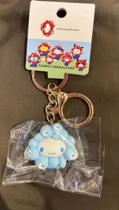 関西万博　ミャクミャク　サンリオ　立体マスコットキーホルダー