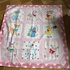 ハンドメイド　レトロアニマルタペストリー　カバー　シャビーシック　ラバードール
