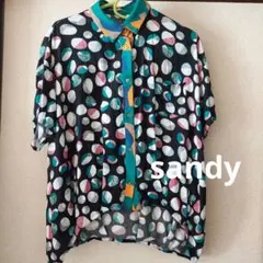 レディース　sandy ゆったり　シャツ