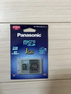 【新品未開封】Panasonic microSD 1GB 最大5MB/s