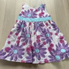 コアラキッズ 花柄 ワンピース80