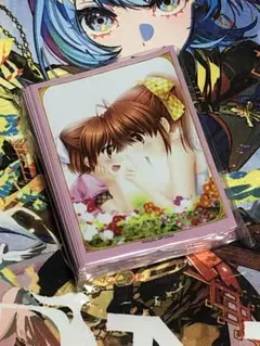 ブロッコリートレカアイテムくじEX key スリーブ　渚&汐