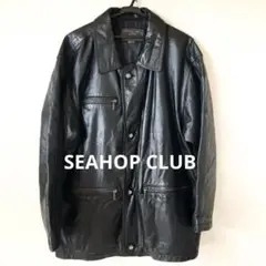 上質レザー 80s SEAHOP レザーブルゾン ブラウン 茶 ジョニーデップ 2025年最新】seahop レザーの人気アイテム - メルカリ