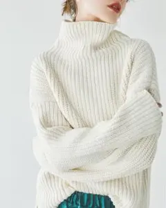 intimite Rib Knitting Pull-over 完売品
