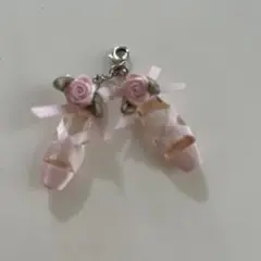 バレエシューズチャーム ピンク