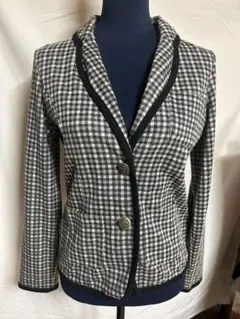 AS KNOW AS PINKY チェック柄ブレザー ジャケット
