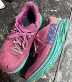 HOKA♡ピンク♡グリーン♡ランニング♡トレーニング♡ウォーキング♡24cm