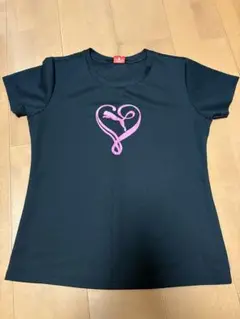 Puma ハートロゴ Tシャツ M 黒