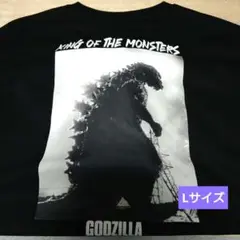 GODZILLA ゴジラ バックプリント Tシャツ Lサイズ ヘアバンド付き
