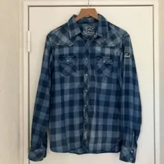 TMT 貴重　ラストシンデレラ藤木直人さん着用デニムチェックシャツ 美品