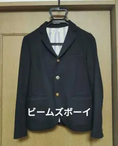 値下げしまネイビージャケット