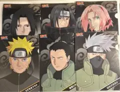 【新品未開封】劇場版NARUTO疾風伝絆ローソン クリアファイル 全６種セット