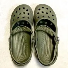 クロックス　クラッシック　オリーブグリーン クロッグサンダル　7