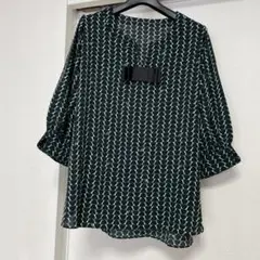 アンドラブ Mサイズ ハート柄 プルオーバー ブラウス &LOVE QVC