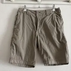 ユニクロ　UNIQLO ベージュ ハーフパンツ メンズ S レディース