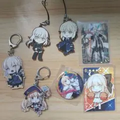 fate fgo アルトリア アクリルキーホルダー 6点セット