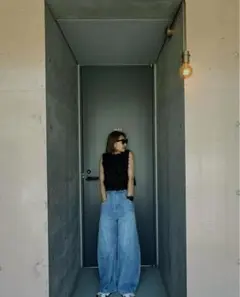 AMELY みくえりコラボ リボントップス ノースリーブ エメリー 2way