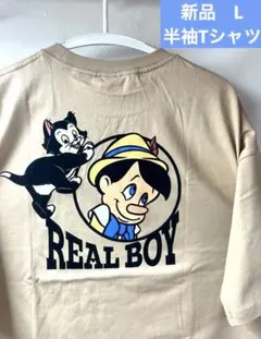 ピノキオ　フィガロ　ディズニー　半袖　Tシャツ　ディズニー