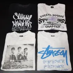 STUSSY Tシャツ 4枚セット チャプト アニバーサリー ワールドツアー等