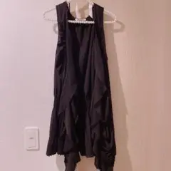 [美品]axes femme 黒レースロング羽織