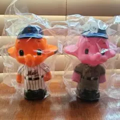 【非売品】未開封　ニューヨークメッツ サトちゃんサトコちゃん　貯金箱