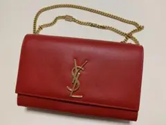 YSL ショルダーバッグ ハンドバッグ RED