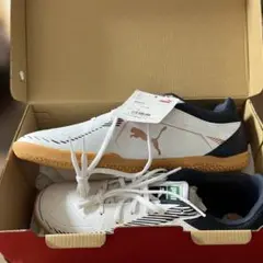 Puma フットサルシューズ ホワイト/ブラック