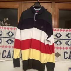 TOMMY HILFIGER マルチカラー ポロシャツ L