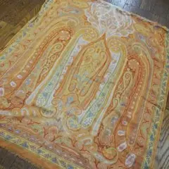 203超美品 エトロ ETRO ショール 薄手 ペイズリー柄