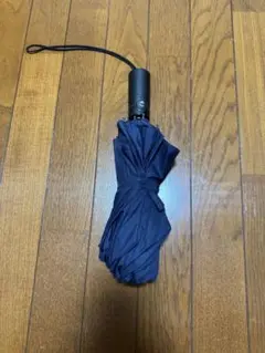 ネイビー 折りたたみ傘 10本骨　ワンタッチ
