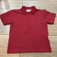 Yves Saint Laurent イヴ・サンローラン　赤　ポロシャツ　100