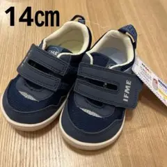 新品タグ付き・イフミー　スニーカー　靴　シューズ　13㎝　ネイビー
