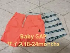 Baby gap　夏　半ズボン　18-24months　2枚セット