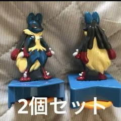 マクドナルドハッピーセット　メガルカリオのとびだすバトルディスクランチャー　2個