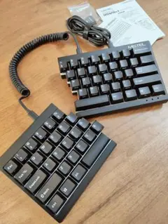 【希少 廃盤】分割 赤軸 メカニカル キーボード 英語US 肩こり軽減