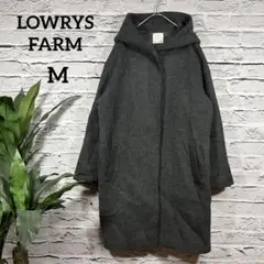 LOWRYS FARM レディース パーカーロングコート サイズM グレー