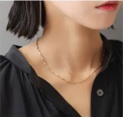 Lilas マーベラスチェーン38cmネックレス K10