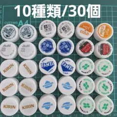No4　ペットボトルキャップ/30個 10種類