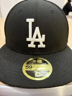 New Era 59FIFTY LA ブラックキャップ 7 1/2