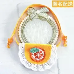 モンぬい あんスタ いつぬい ぬい用 オレンジ みかん スタイ よだれかけ