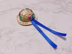 ぬいぐるみ　麦わら帽子