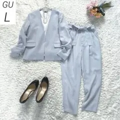 2025年最新】GU 季節感：冬 レディース ビジネス パンツスーツ