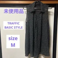 未使用品❣️TRAFFIC BASIC STYLE ノースリーブシャツ　sizeM